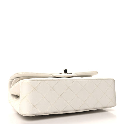 Chanel Caviar Quilted Small Double Flap White 4 of 23