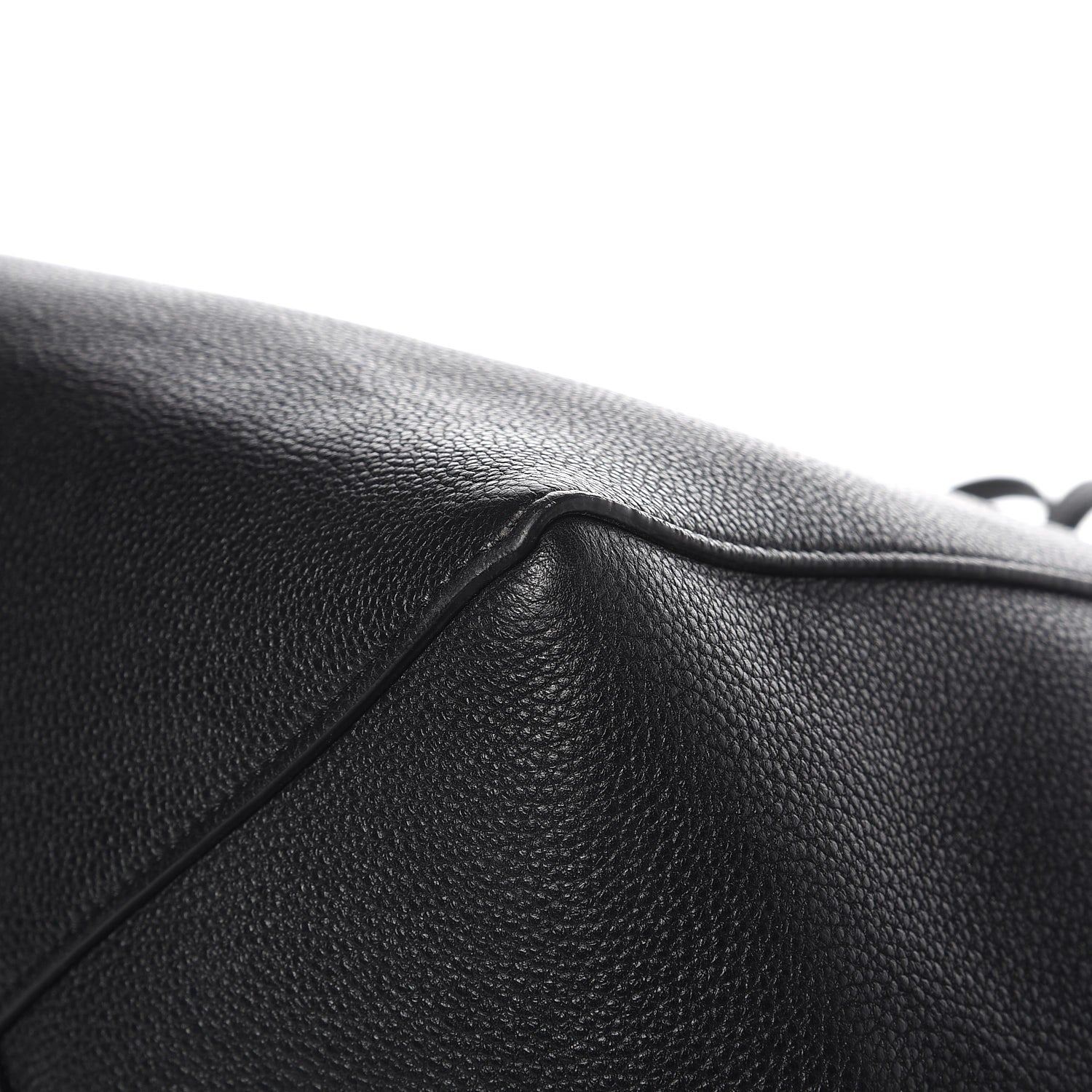 Celine Soft Grained Calfskin Small Belt Cabas Phantom Black 9 of 11