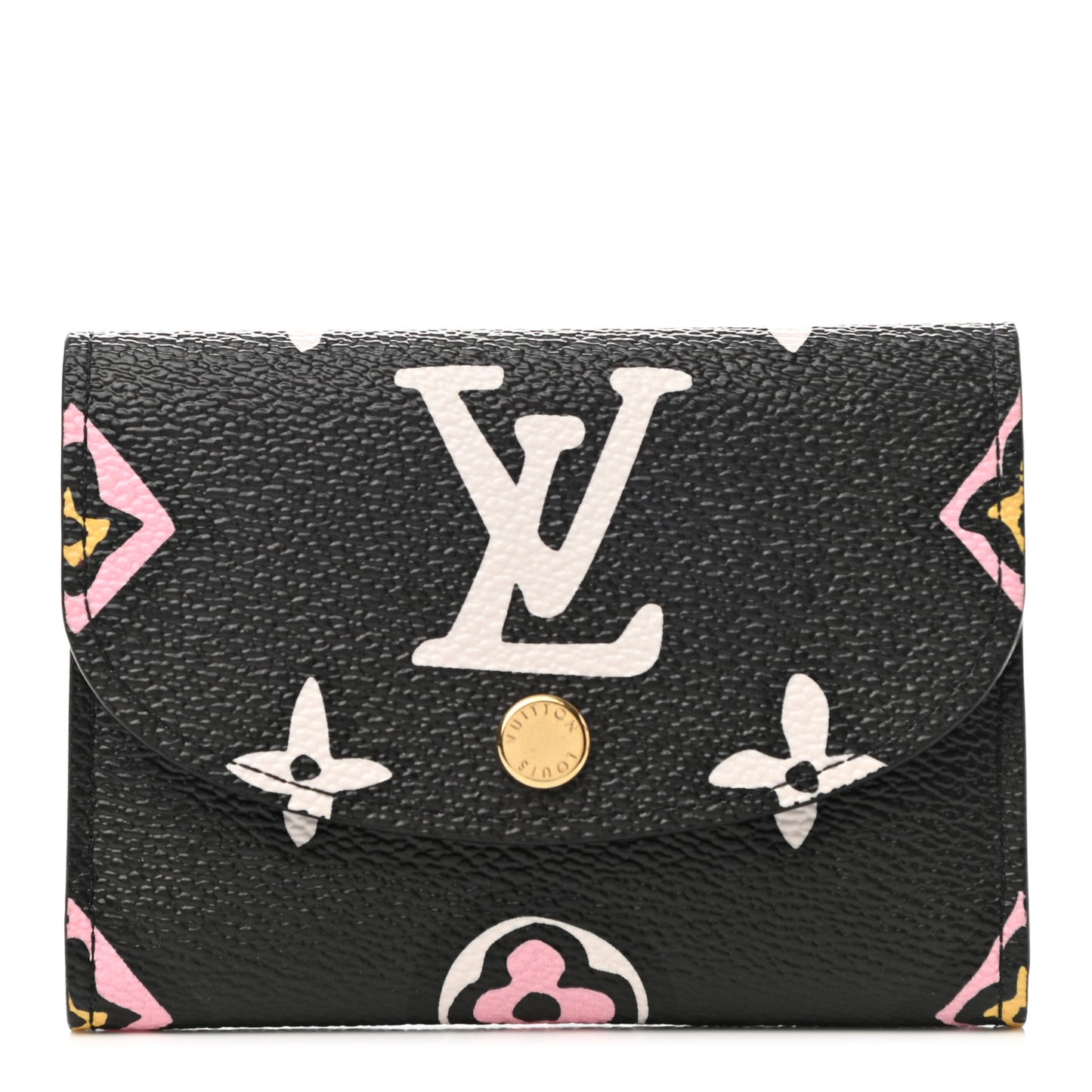 Monogram Giant Wild At Heart Rosalie Coin Purse Black