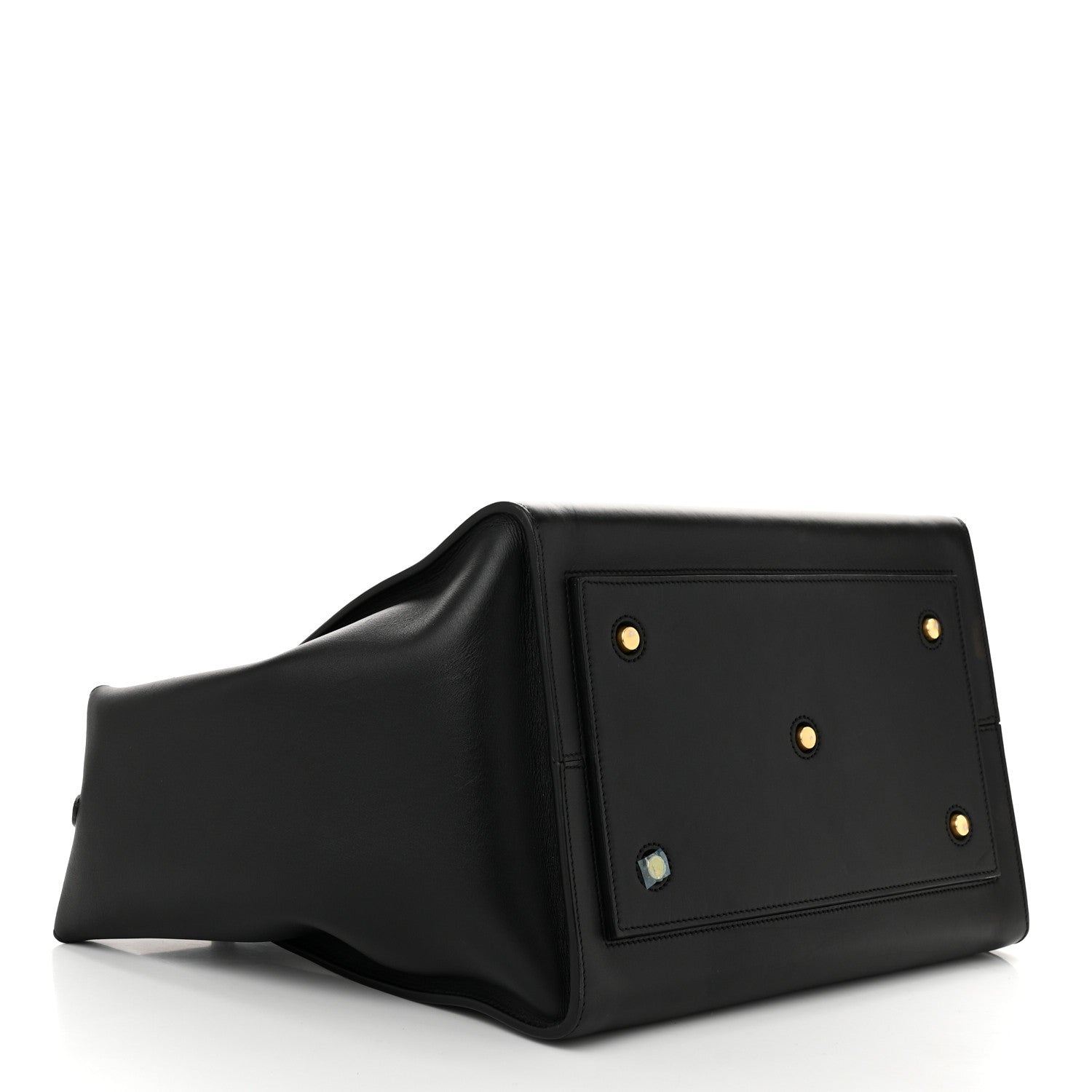 Celine Smooth Calfskin Medium Tie Knot Tote Navy Blue 4 of 9