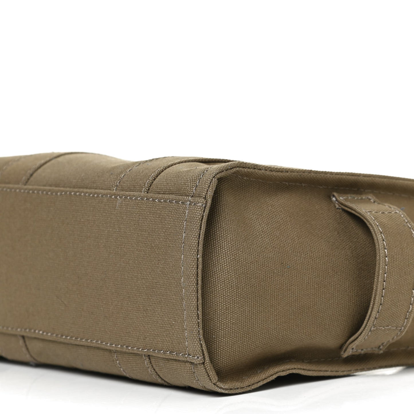 Cotton Canvas Mini The Traveler Tote Bag Slate Green