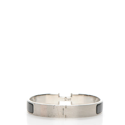 Hermes Enamel Narrow Clic Clac H Bracelet GM Black 6 of 6