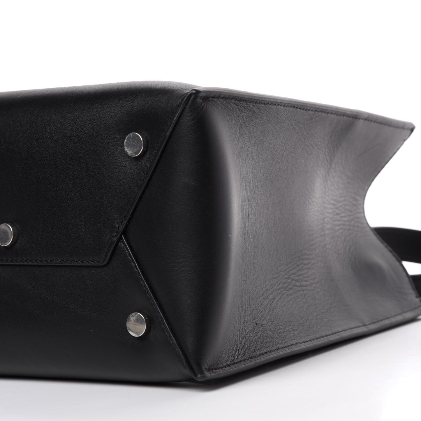 Smooth Calfskin Genesis Box Chain Bag Black