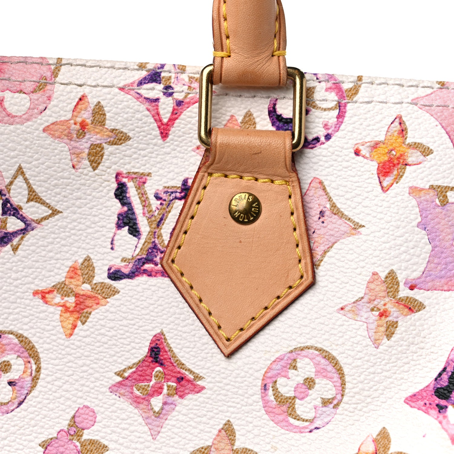 Louis Vuitton Watercolor Aquarelle Speedy 35 White 10 of 16