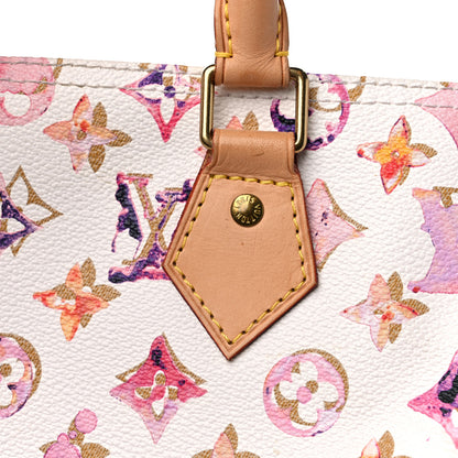 Louis Vuitton Watercolor Aquarelle Speedy 35 White 10 of 16