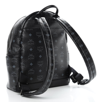 MCM Visetos Studded Small Stark Backpack Black 3 of 15