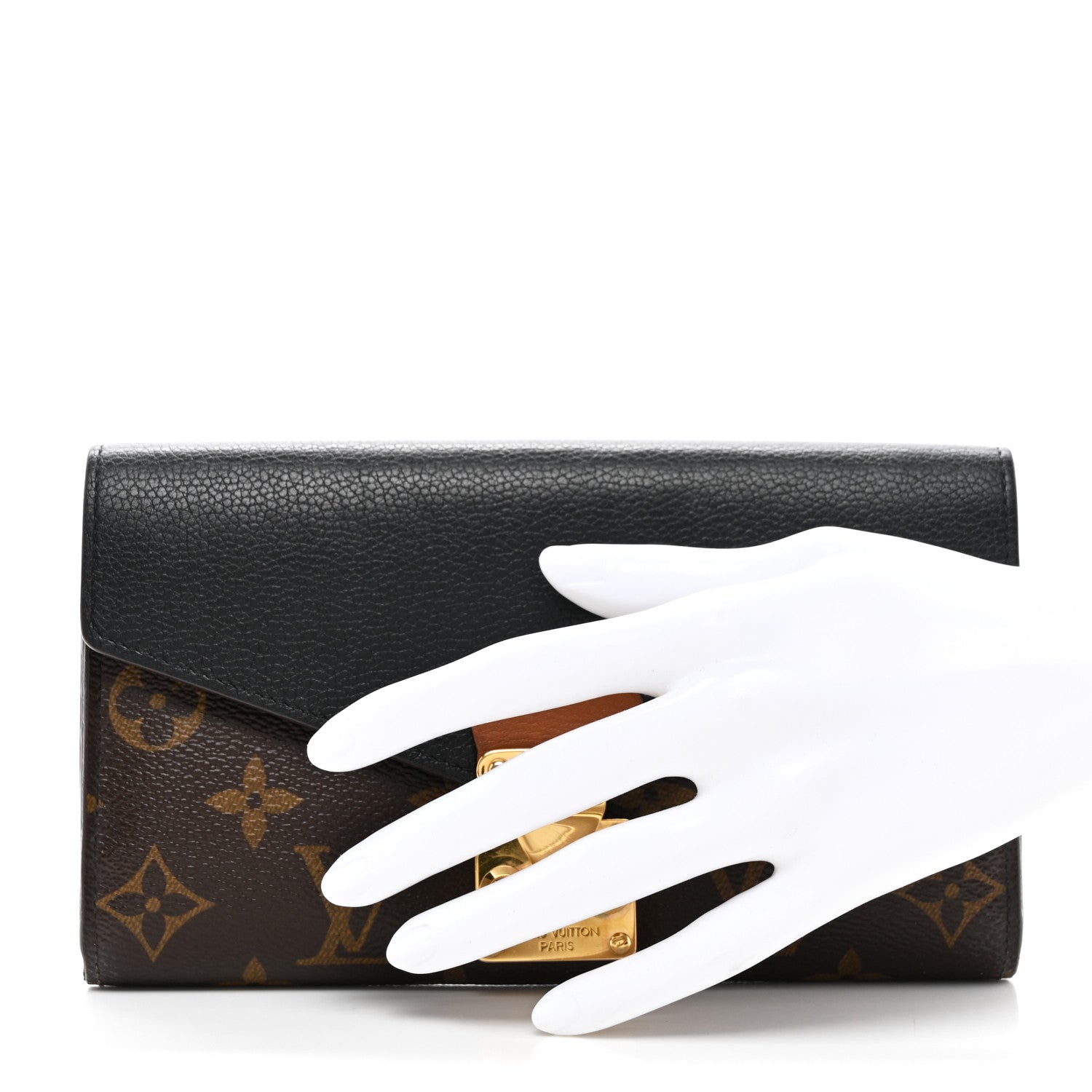 Louis Vuitton Monogram Pallas Wallet Black 2 of 8
