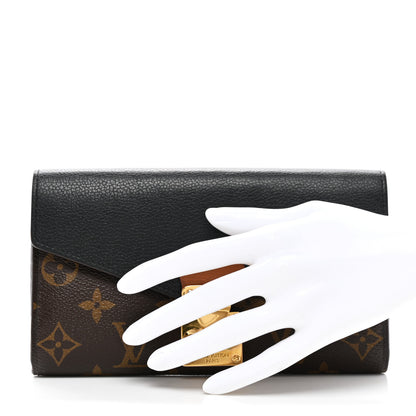 Louis Vuitton Monogram Pallas Wallet Black 2 of 8