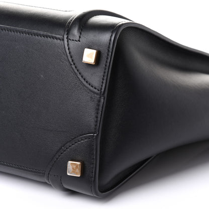 Celine Smooth Calfskin Micro Luggage Black 10 of 10