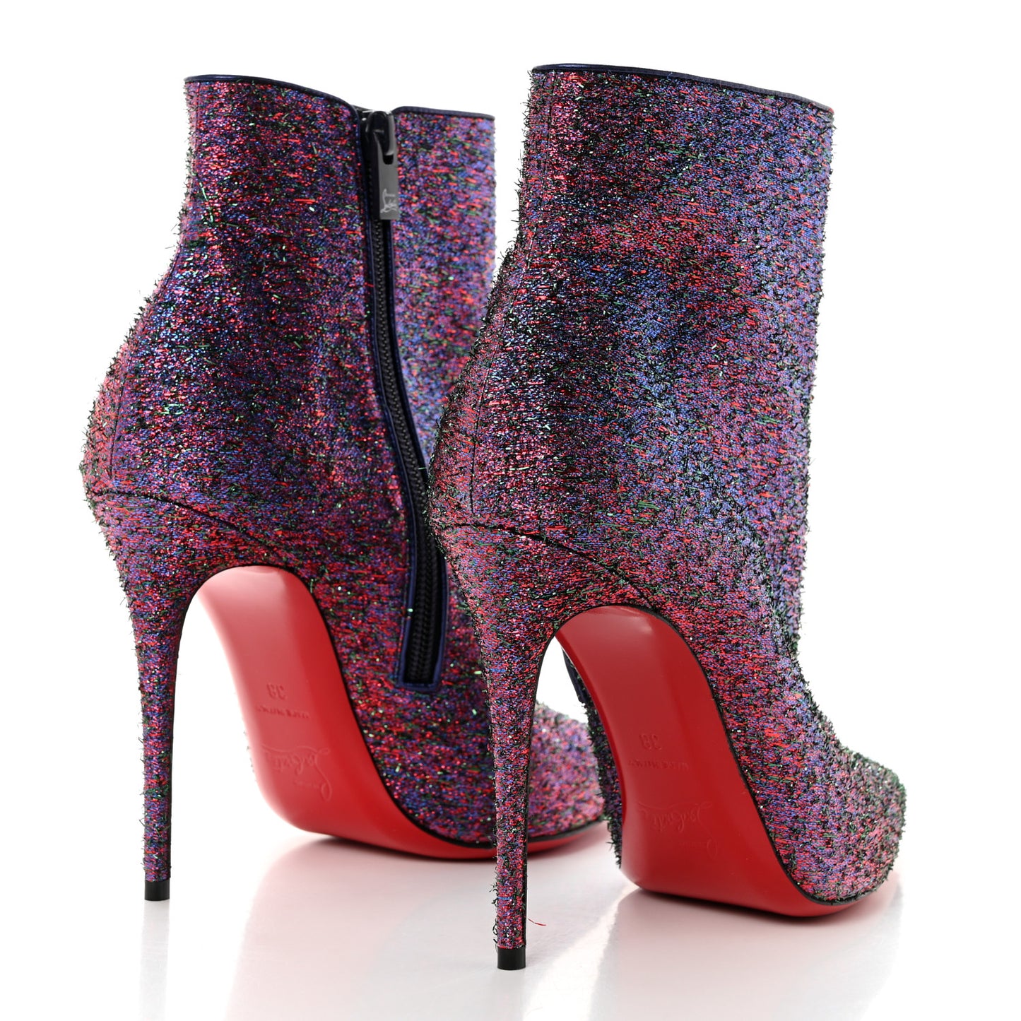 Satin So Kate Starlight Booty 100 Ankle Boots 38 Purple Multicolor