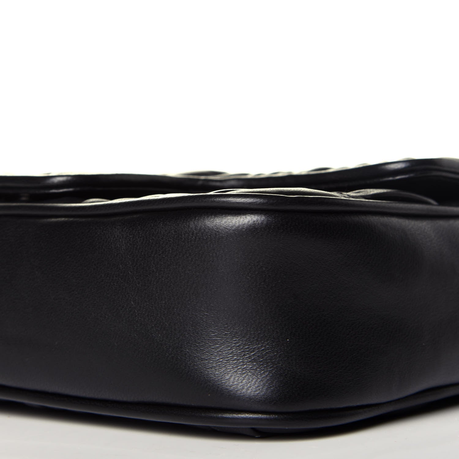 Prada Nappa Gaufre Small Chain Flap Shoulder Bag Black 8 of 9