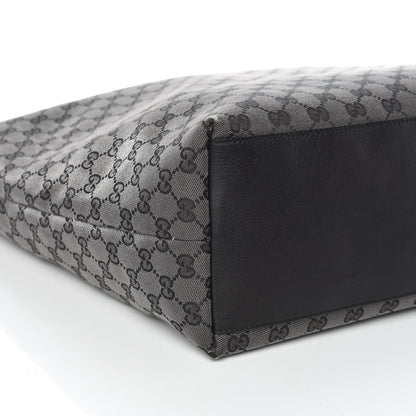Gucci Metallic Monogram XL Shopper Tote Black 8 of 11