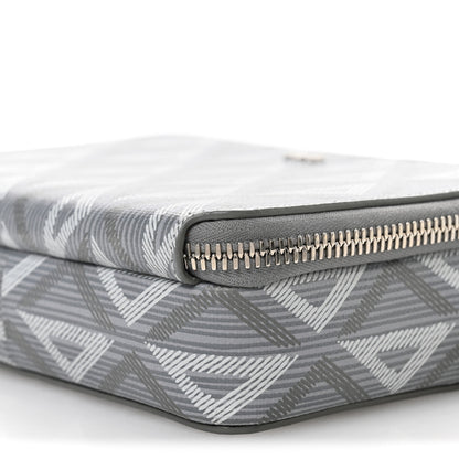 Christian Dior Coated Canvas CD Diamond Messenger Pouch Grey 11 of 12