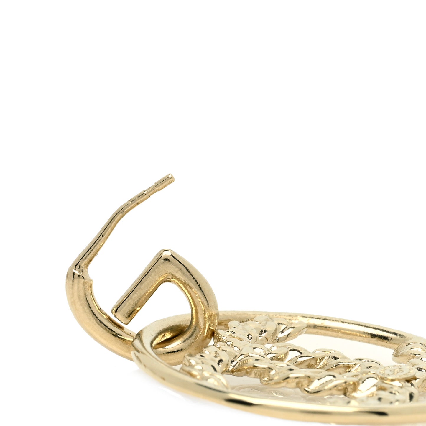 Baguette Crystal High Society CC Drop Earrings Gold