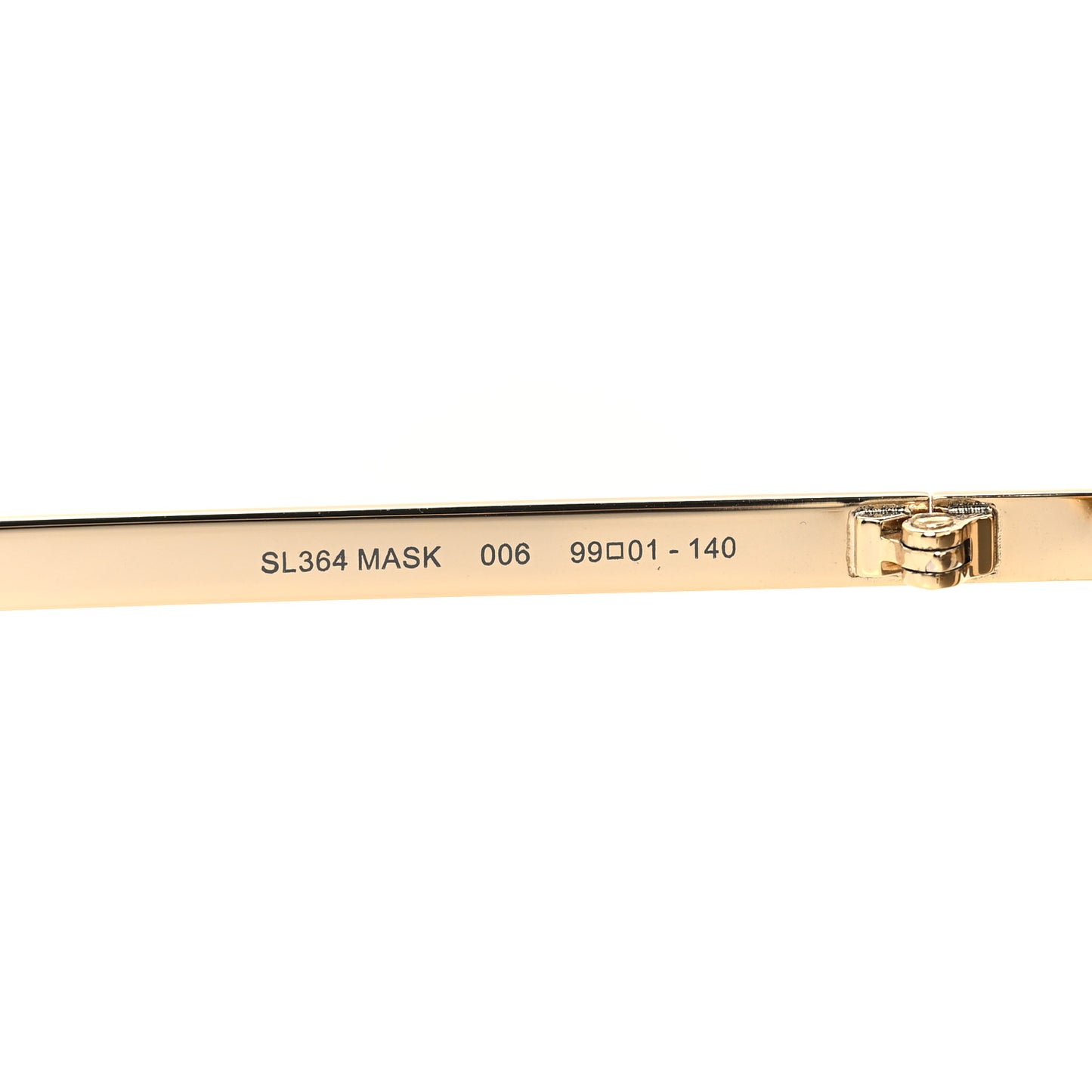 Metal SL 364 Mask Sunglasses Brown