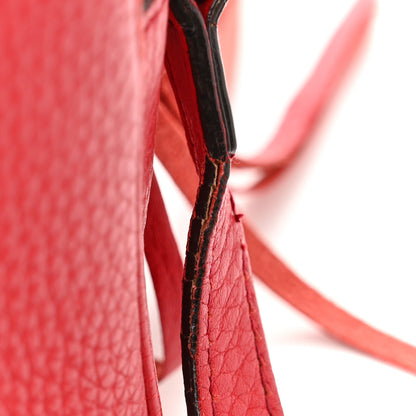 Gucci Pebbled Calfskin Small Soho Disco Bag Tabasco Red 17 of 19