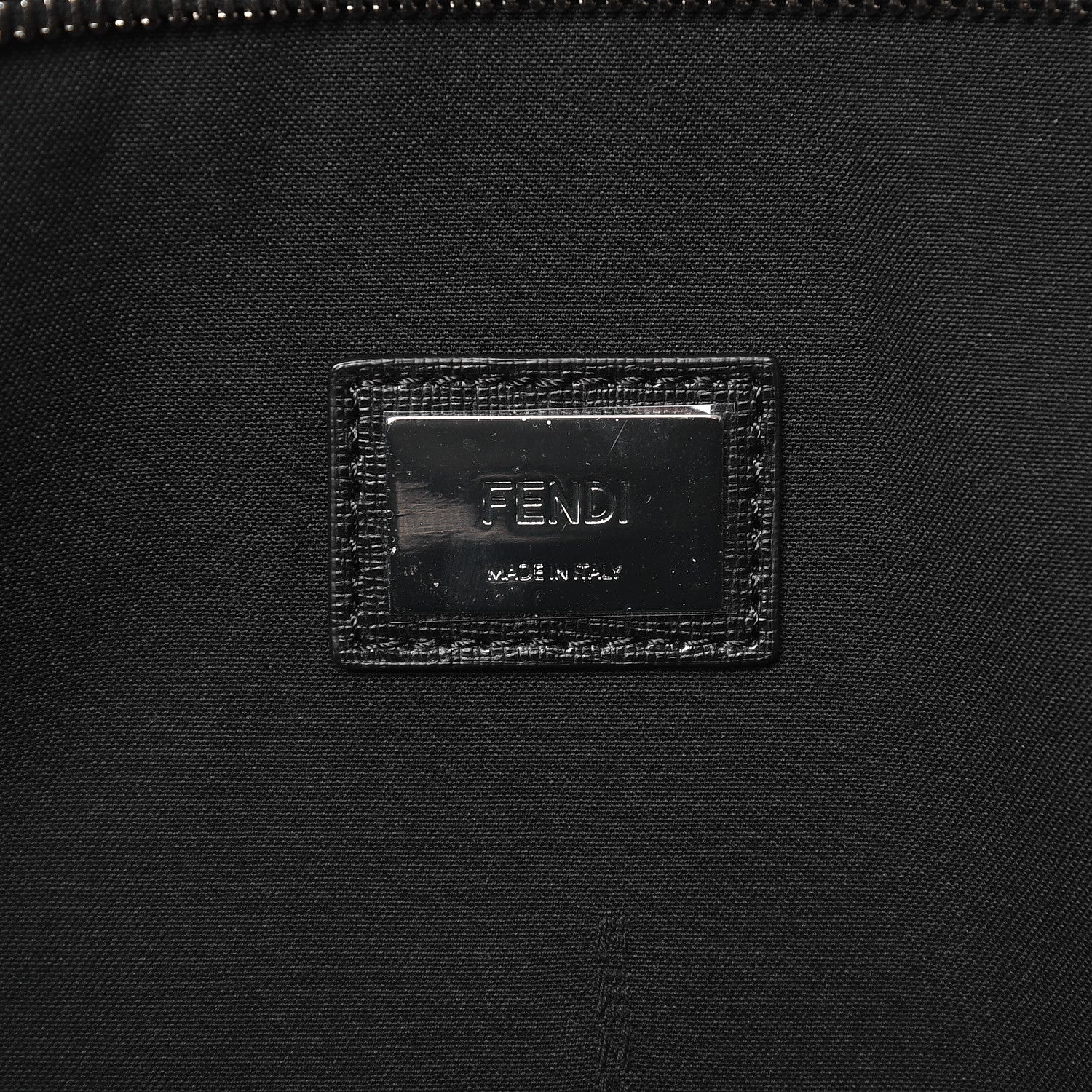 Fendi Vitello Elite Cuoio Monster Buggies Medium Roll Tote Blue Royal Black 6 of 8