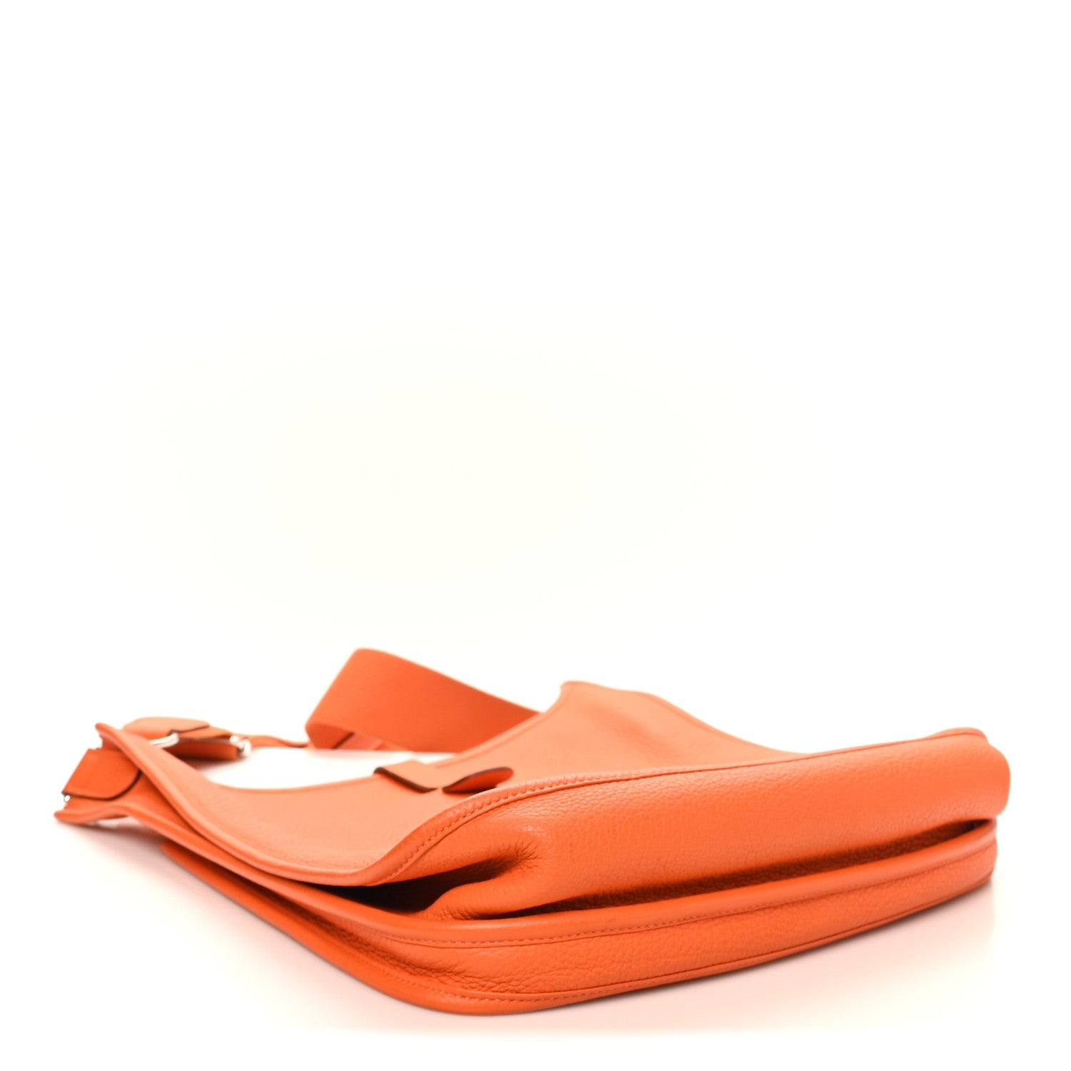 Hermes Taurillon Clemence Evelyne III GM Orange 4 of 10