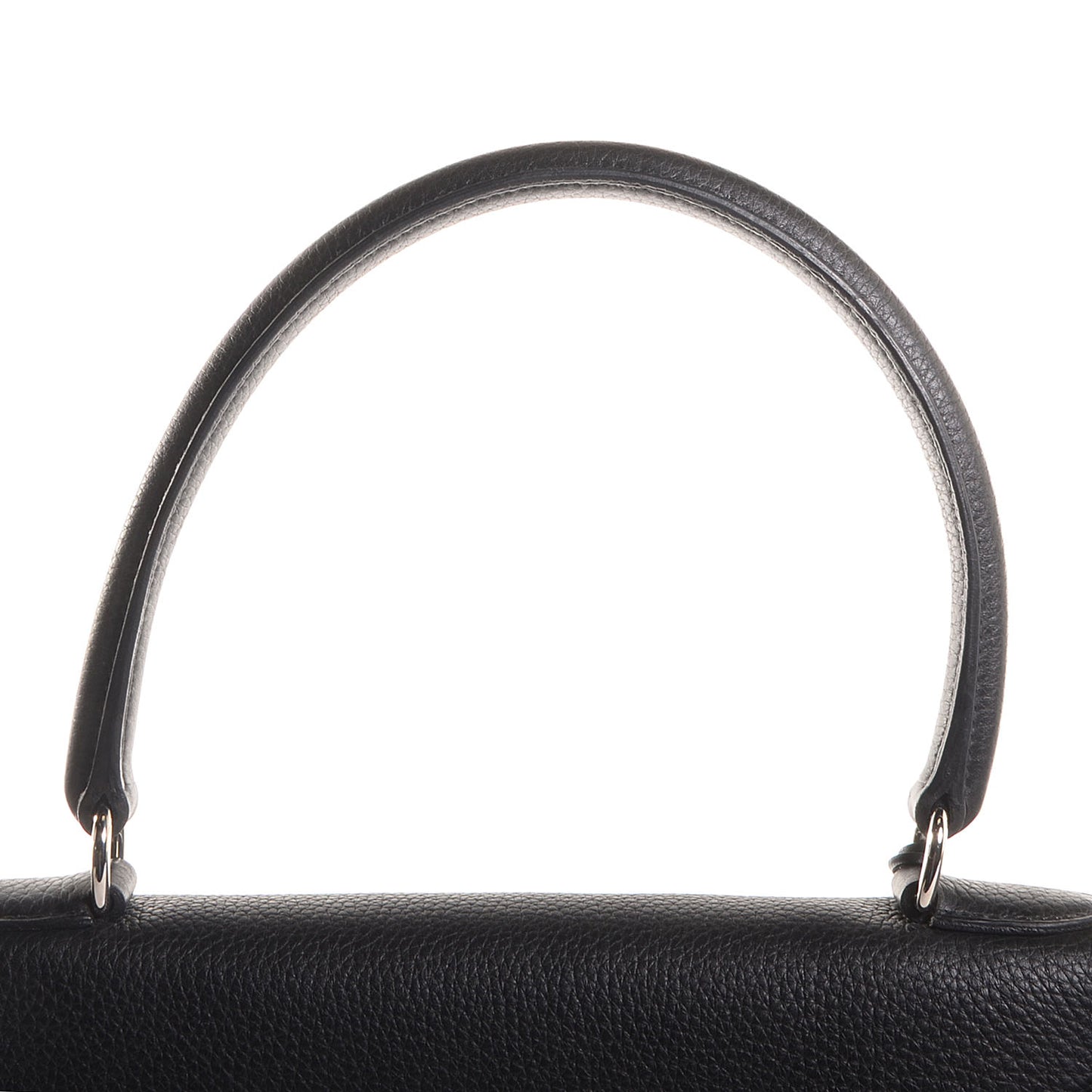 Taurillon Clemence Shoulder Kelly 40 Black