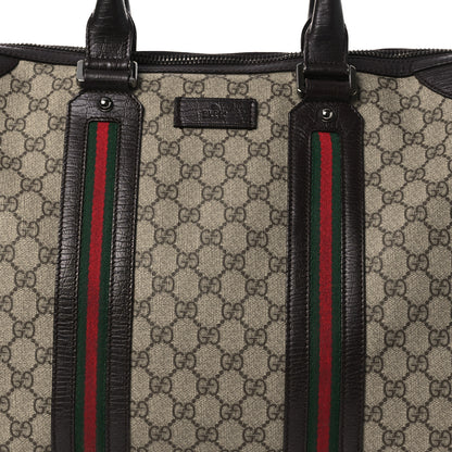 Gucci GG Plus Monogram Web Briefcase Dark Brown 8 of 13