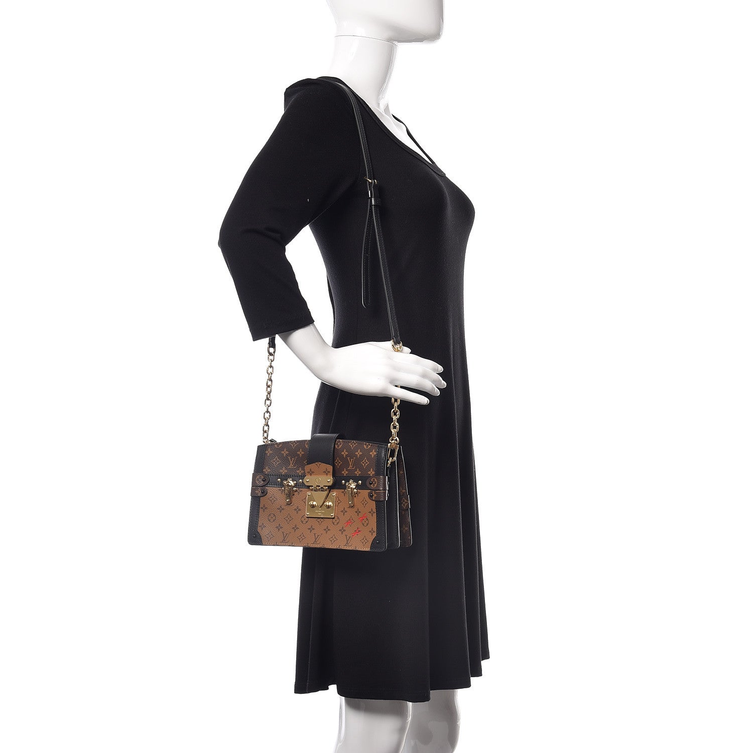 Louis Vuitton Reverse Monogram Trunk Clutch 2 of 11