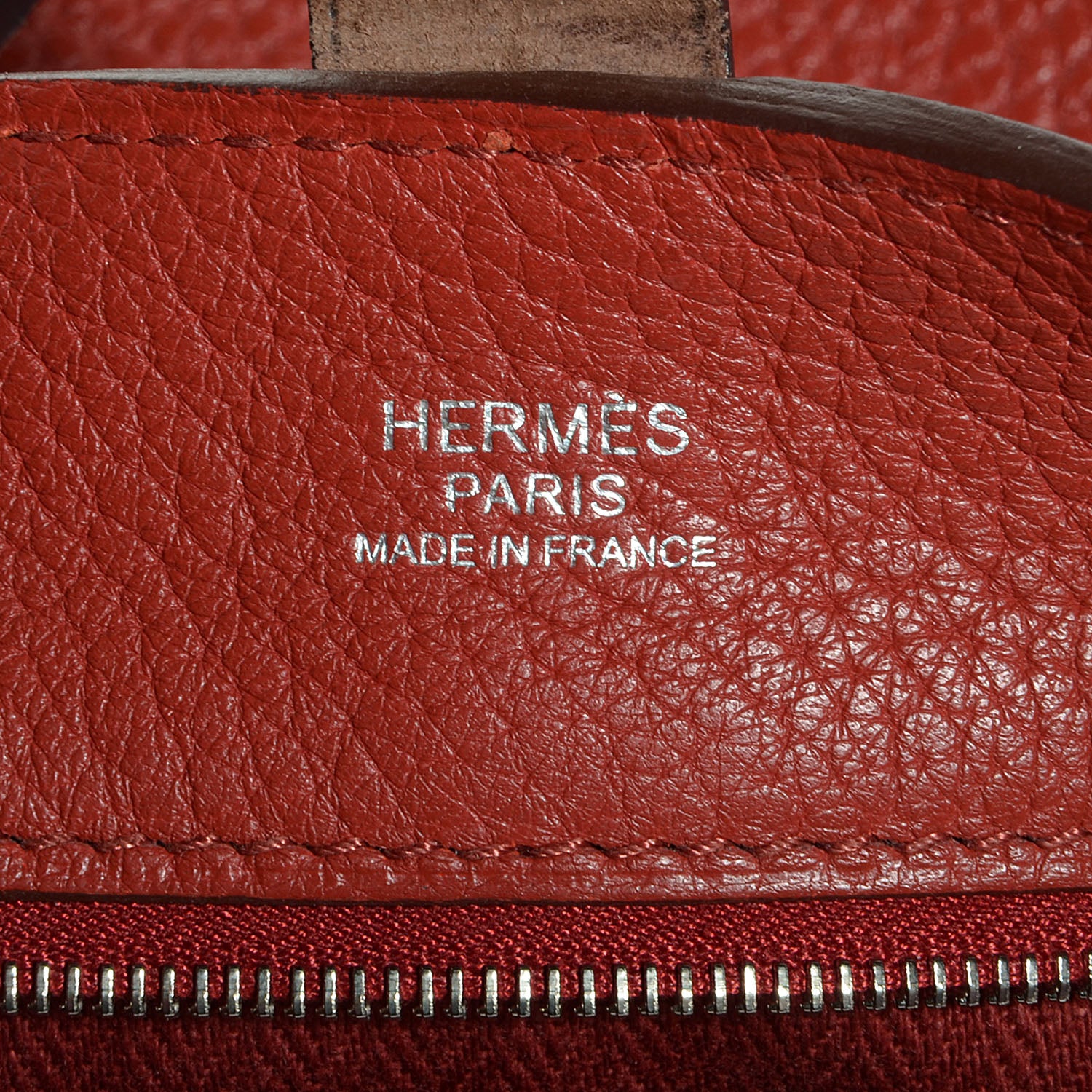 Hermes Taurillon Clemence Marwari PM Rouge Venetian 10 of 11