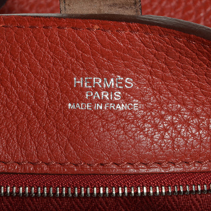 Hermes Taurillon Clemence Marwari PM Rouge Venetian 10 of 11