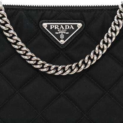 Prada Nylon Tessuto Impuntu Quilted Crossbody Bag Black 9 of 11