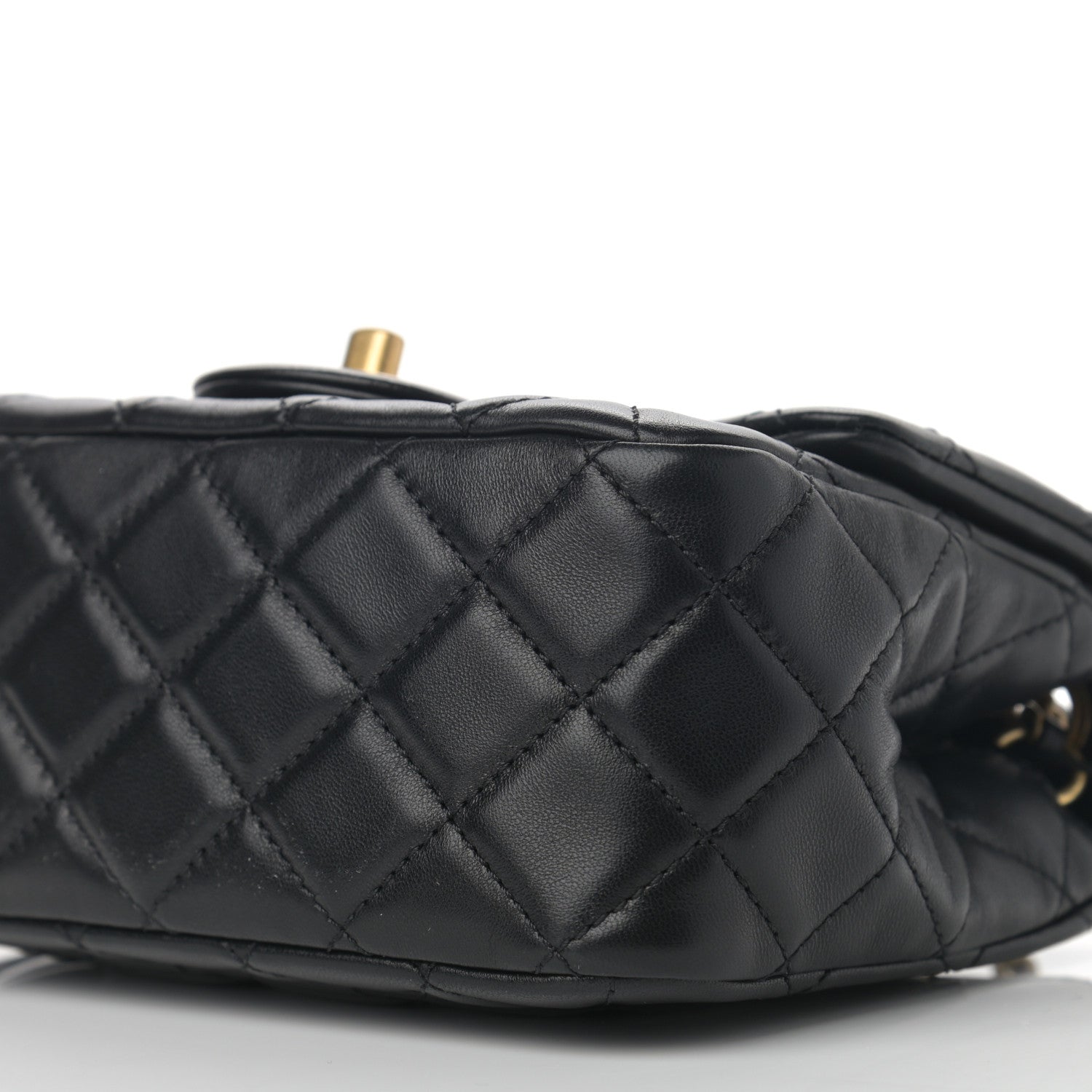 Chanel Lambskin Quilted Mini Pearl Crush Flap Black 10 of 12
