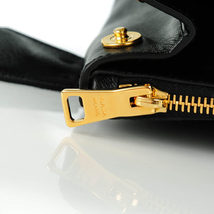 Prada Saffiano Medium Galleria Double Zip Tote Black 11 of 13
