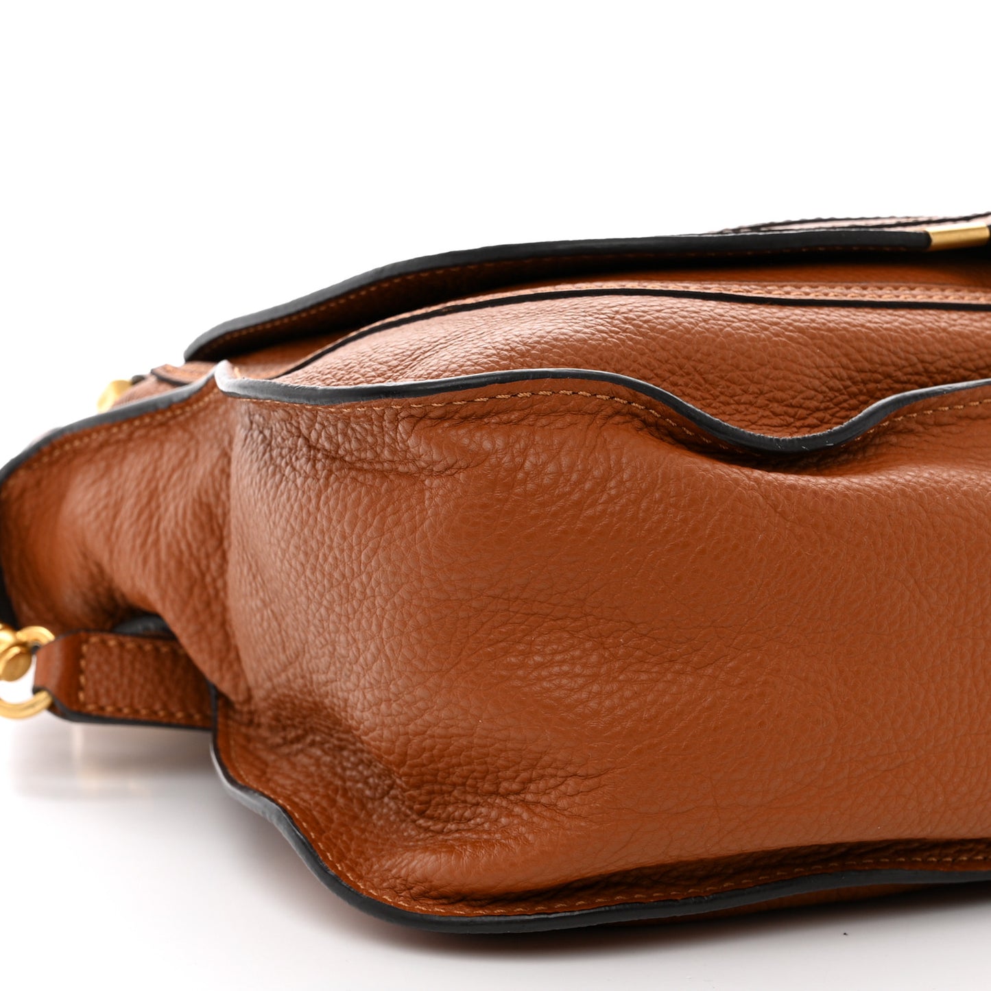 Calfskin Medium Marcie Satchel Tan