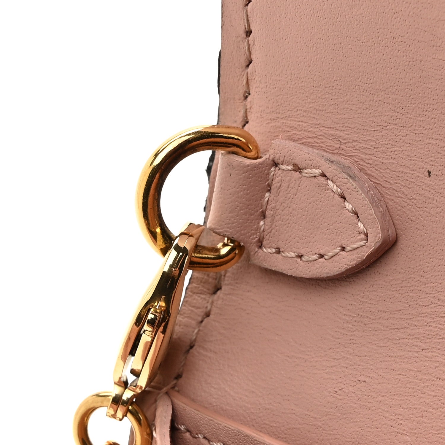 Louis Vuitton Damier Ebene Croisette Chain Wallet Rose Ballerine 12 of 12
