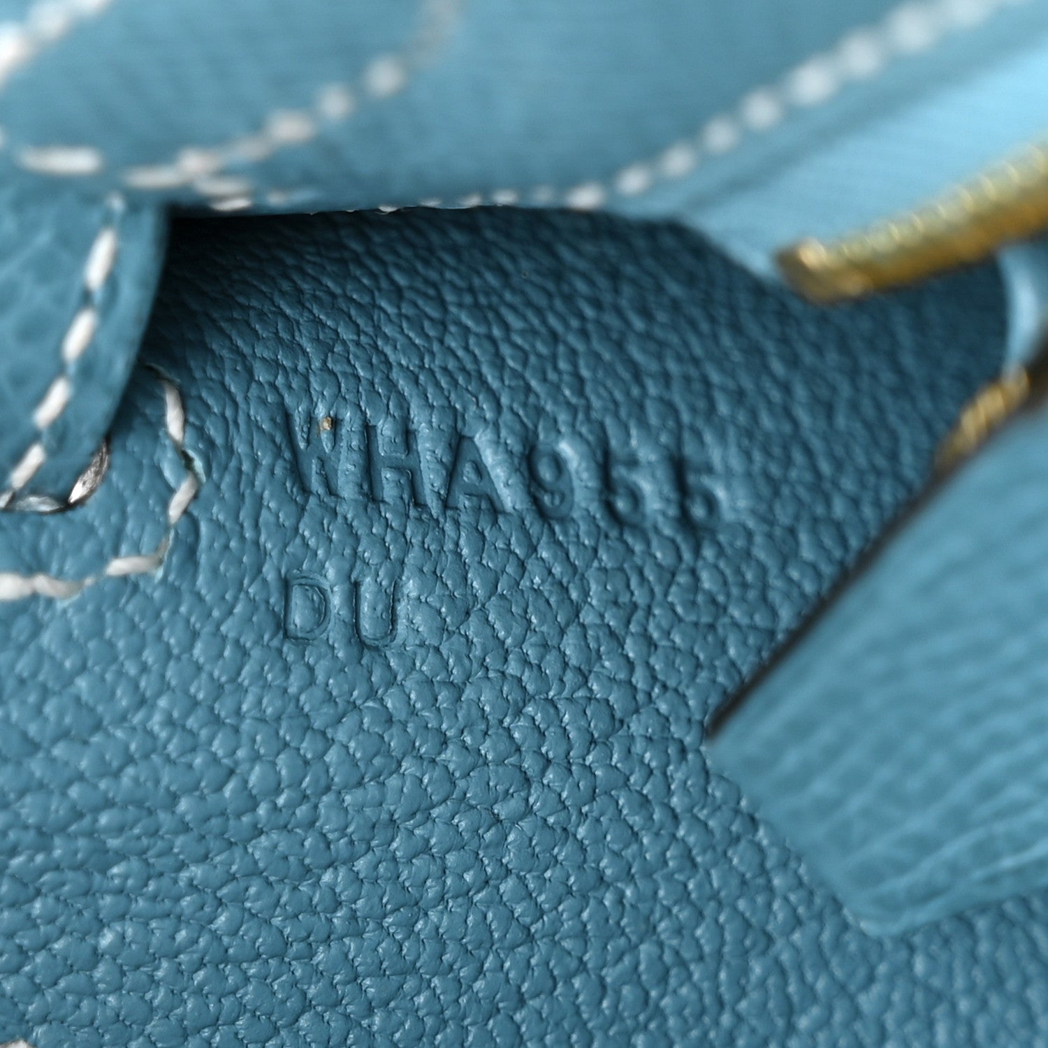 Hermes Epsom Kelly Sellier 25 New Blue Jean 6 of 10