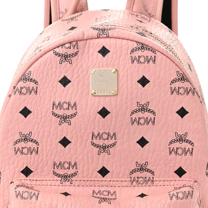 MCM Visetos Small Side Stud Stark Backpack Soft Pink 8 of 10