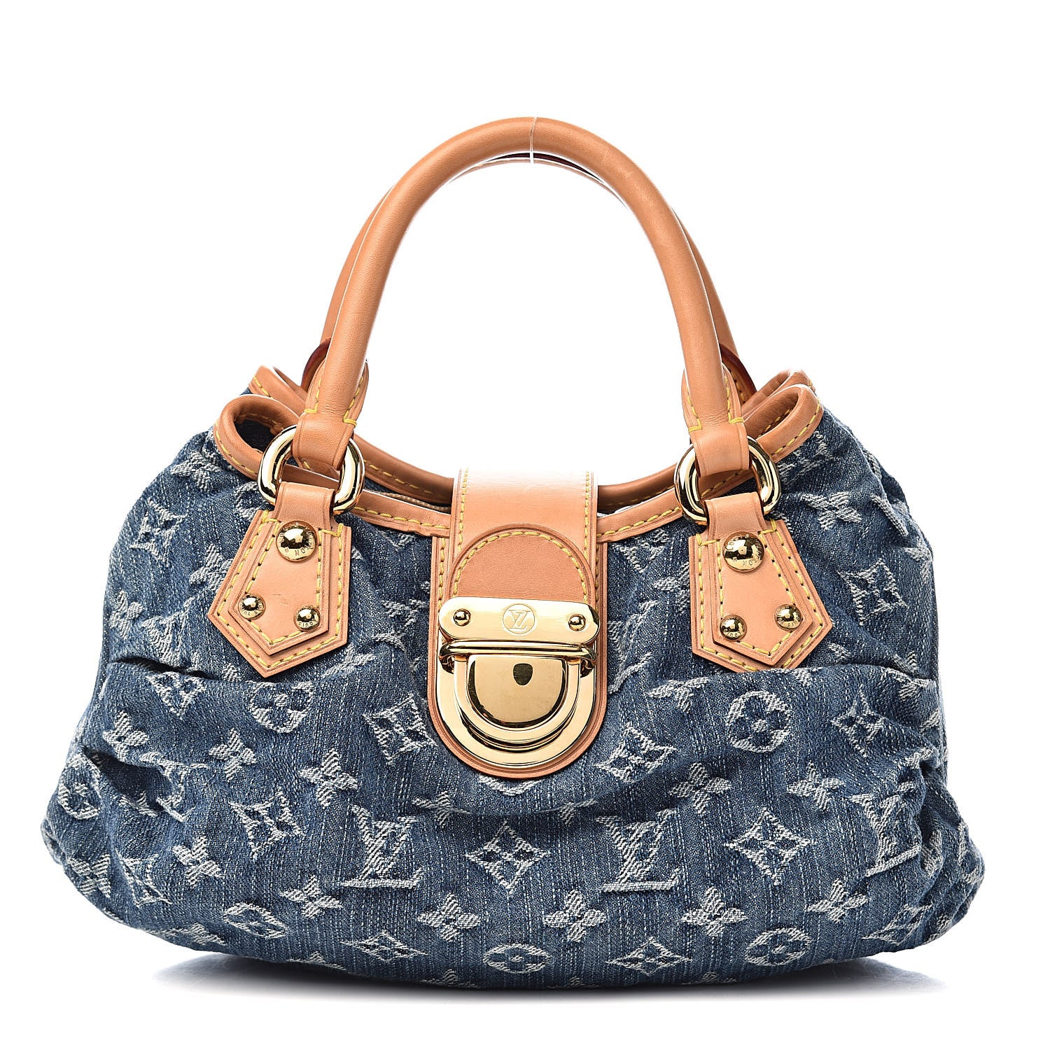 Louis Vuitton Monogram Denim Pleaty Blue 1 of 9
