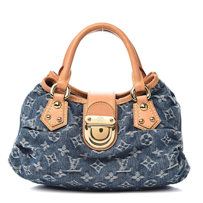 Louis Vuitton Monogram Denim Pleaty Blue 1 of 9