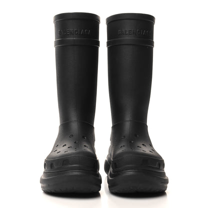 Balenciaga X CROCS Rubber Womens Rain Boots 41 Black 2 of 6