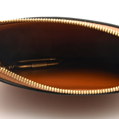 Celine Smooth Calfskin Cuir Triomphe Coin and Card Pouch With Hook Tan 5 of 6