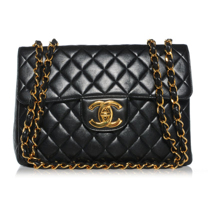 Chanel Lambskin Jumbo Flap Black 1 of 10