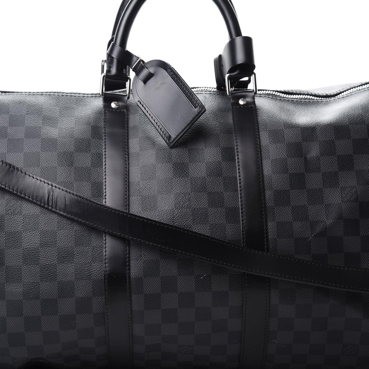 Damier Graphite Keepall Bandouliere 55