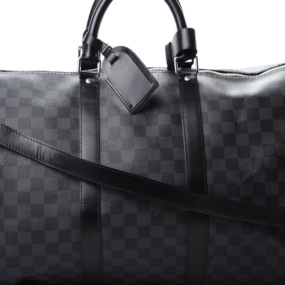 Louis Vuitton Damier Graphite Keepall Bandouliere 55 8 of 21
