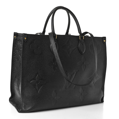 Louis Vuitton Empreinte Monogram Giant Onthego GM Black 3 of 10