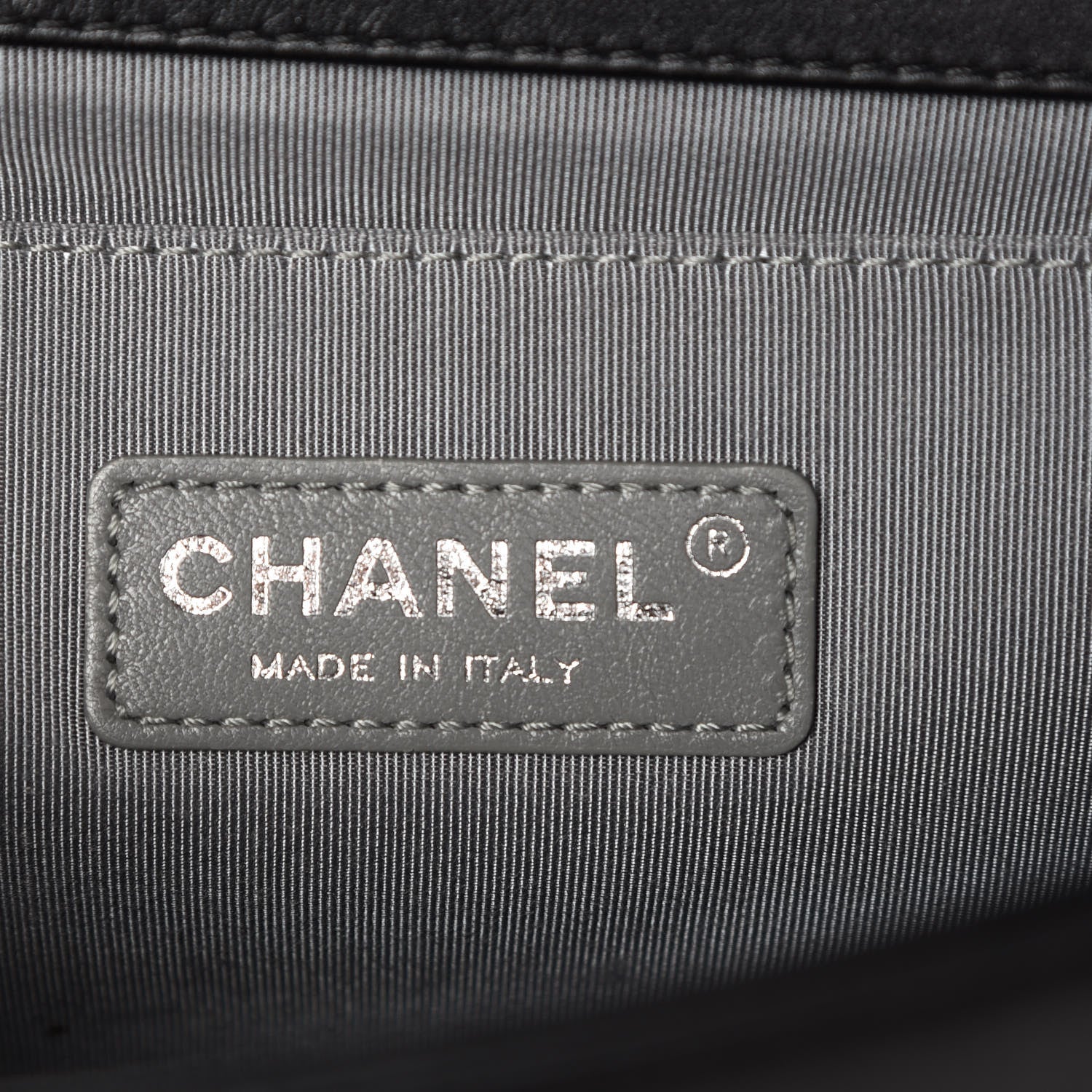 Chanel Metallic Calfskin Quilted Medium Boy Flap Black 6 of 15