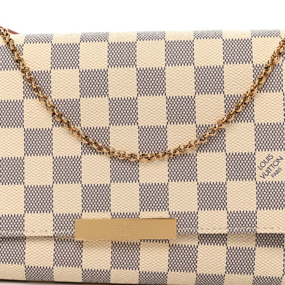 Louis Vuitton Damier Azur Favorite MM 7 of 9