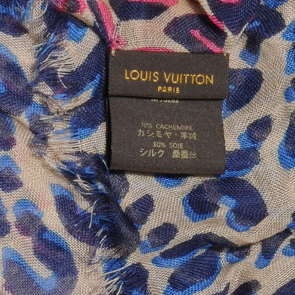 Louis Vuitton Cashmere Silk Leo Pop Stole Corail 4 of 5