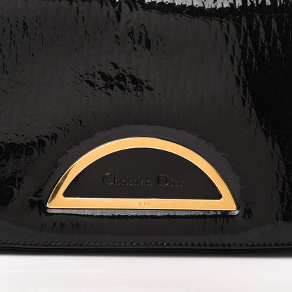 Christian Dior Patent Trotter Maris Pearl Shoulder Bag Black 16 of 26