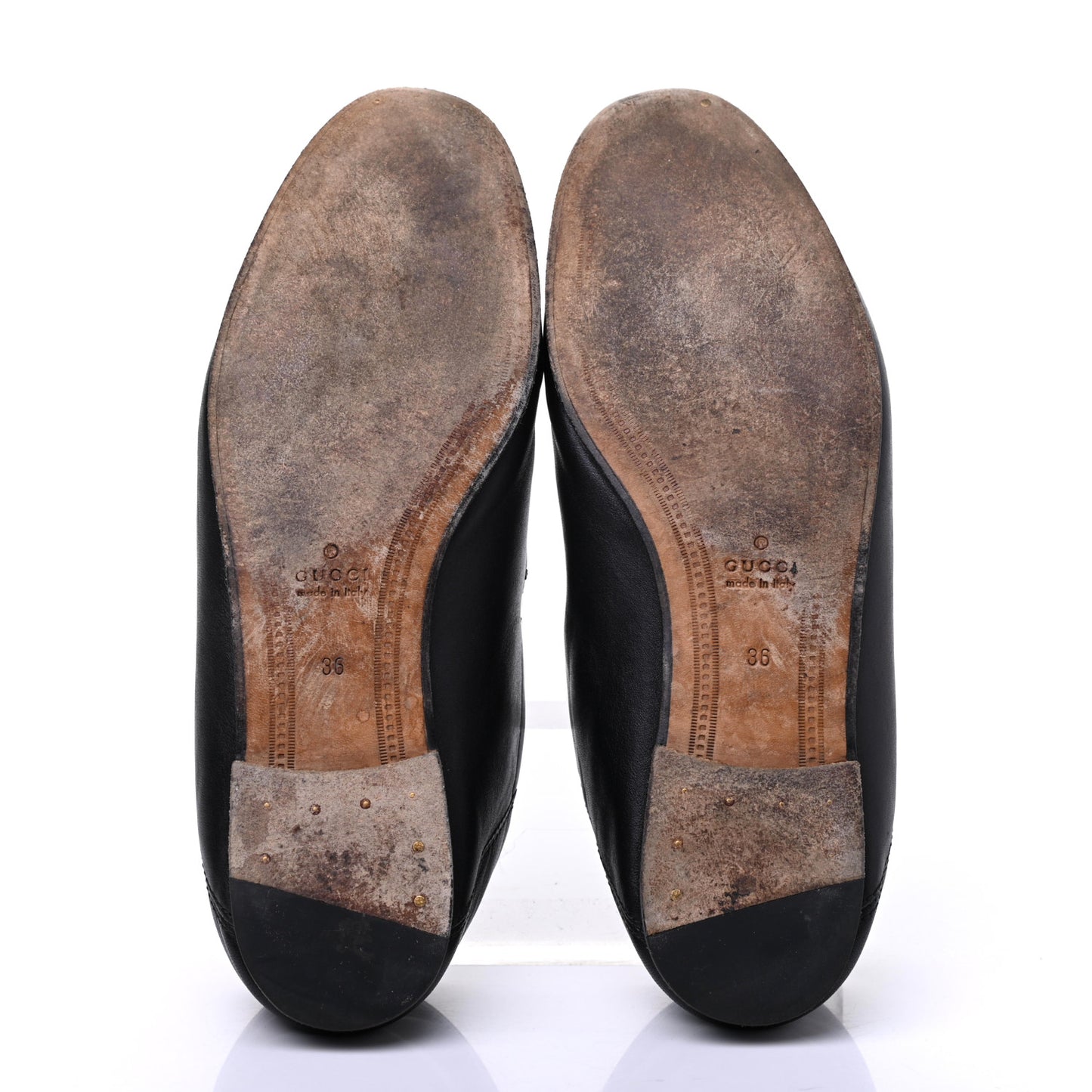 Lambskin Womens Brixton Horsebit Loafers 36 Black