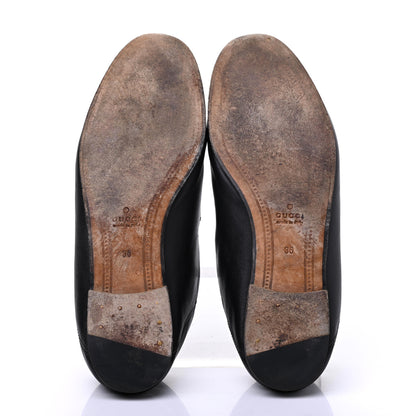 Gucci Lambskin Womens Brixton Horsebit Loafers 36 Black 6 of 19