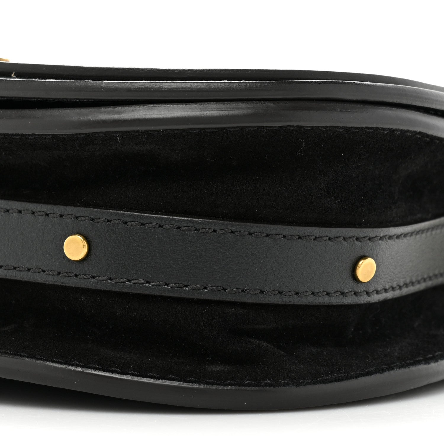 Chloe Calfskin Small Nile Bracelet Bag Black 7 of 10