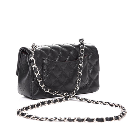 Chanel Caviar Quilted Mini Rectangular Flap Black 3 of 7